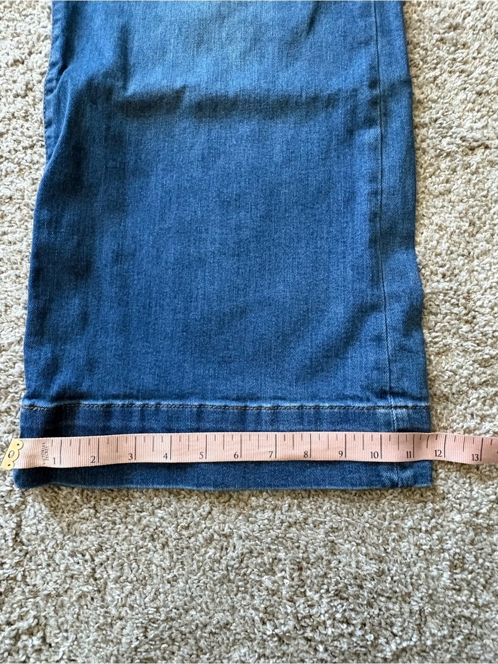 Kut from the Kloth Wide Leg Denim Jeans - Blue Wash - Picture 10 of 10